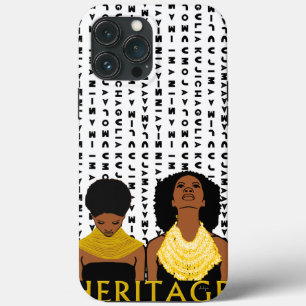 Duas Mulheres Negras Vestindo Colares Tribais Casa