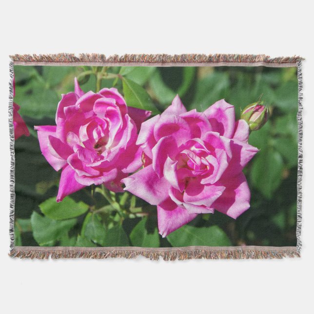 Duas roscas cor-de-rosa com cobertor (Frente)