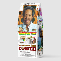 DUBBMASTER CHRIS Café, Saco de 12oz, Torra Escura,