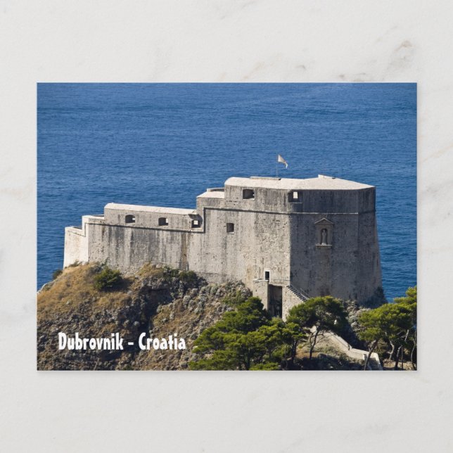 Dubrovnik - Cartão postal da Croácia (Frente)