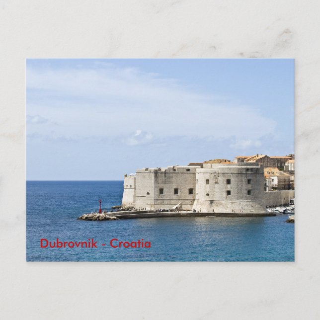 Dubrovnik - Cartão postal da Croácia (Frente)