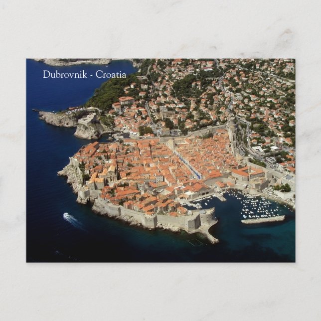 Dubrovnik - Cartão postal da Croácia (Frente)