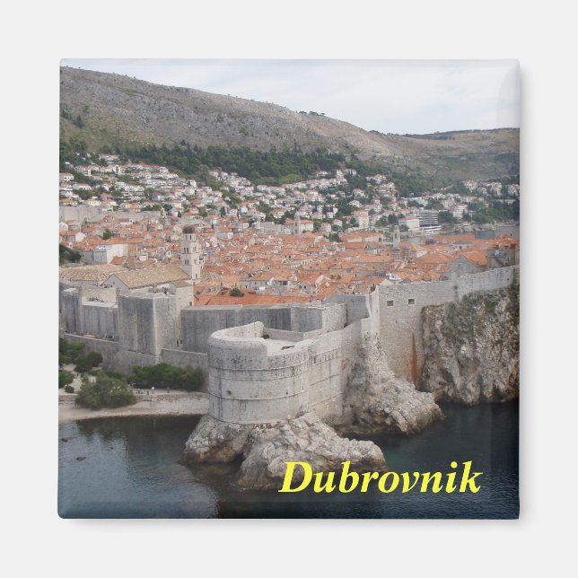 Dubrovnik imã de geladeira (Frente)