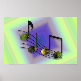 Dubstep nota o poster