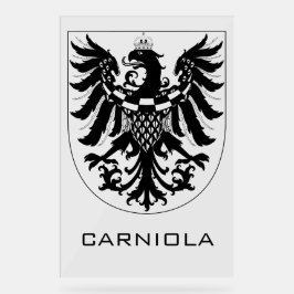 Duchy of Carniola Monochrome Heraldic Art