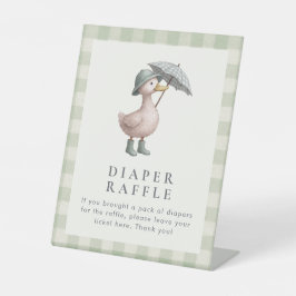 Duck Diaper Raffle Baby Shower Table Top