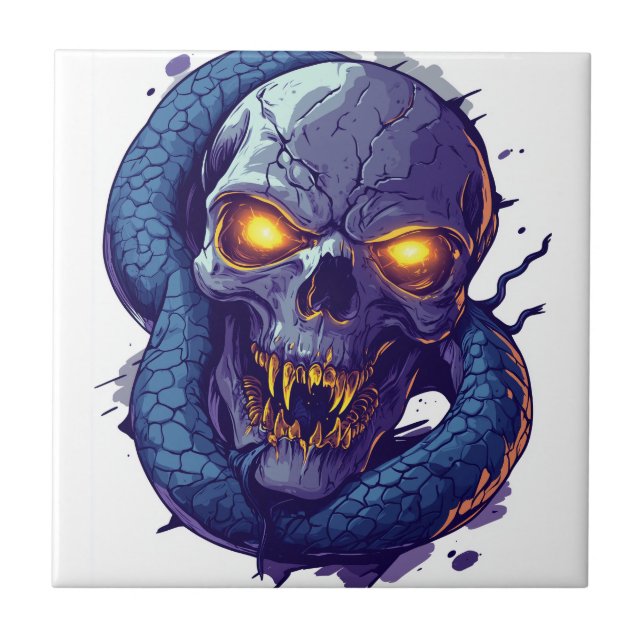 Duelo de Caveira e Serpente (Frente)