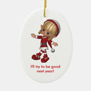 Duende dos enfeites de natal de Customizeable