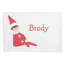 Duende na fronha de almofada do travesseiro