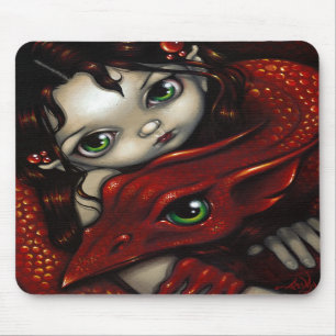 "Duende novo e seu dragão" Mousepad