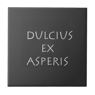 Dulcius ex asperis