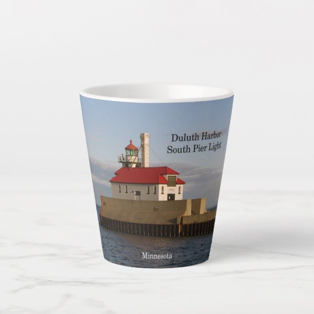 Duluth Harbour South Pier Light caneca de café (Frente)