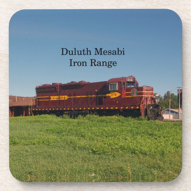 Duluth Mesabi IronRange porta copos de plástico lo (Frente)