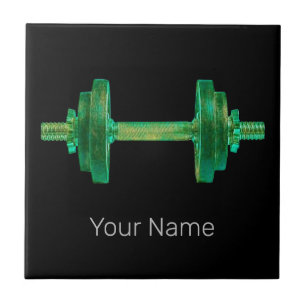 Dumbbell Retro Bodybuilder Gym Malhação Ou Treinad