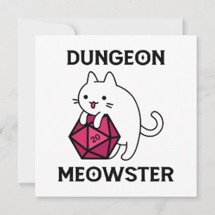 Dungeon Meowster Cat Engraçado