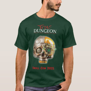 Dungeon Verdadeiro - Con do Crânio - Camisa verde-