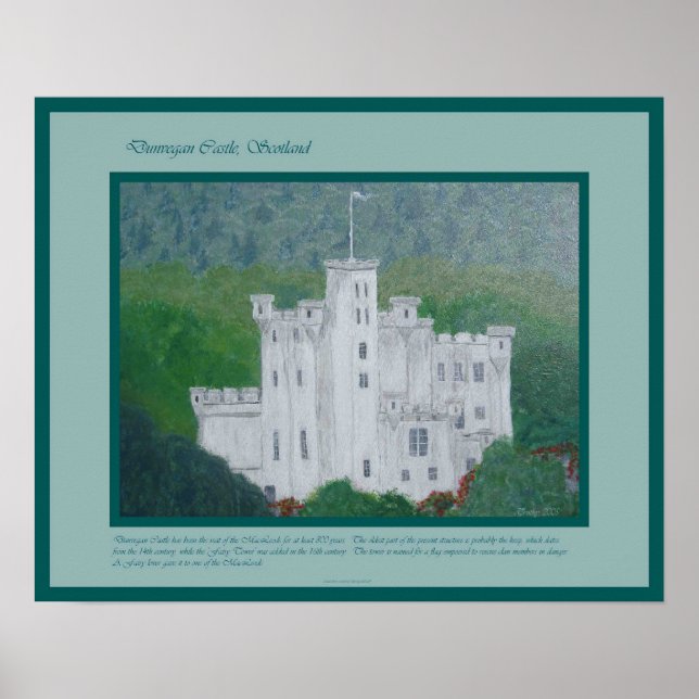 DUNVEGAN CASTLE POSTER (Frente)