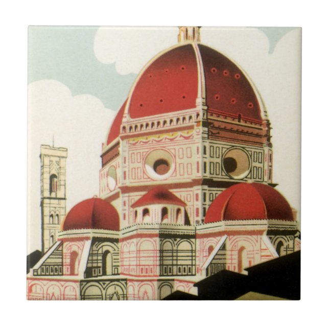 Duomo em Firenze Florence Itália Viagens vintage A (Frente)