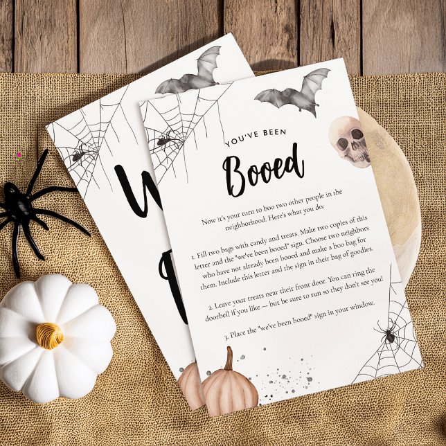 Duplo Lado Você Foi Booed Halloween Jogo (Criador carregado)