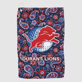 Durant Lions Golf - Floral Azul Paisley