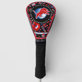 Durant Lions Golf - Floral Vermelho