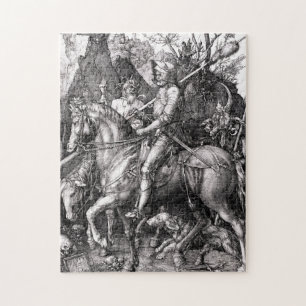 Durer Knight Death e Devil Quebra-cabeça
