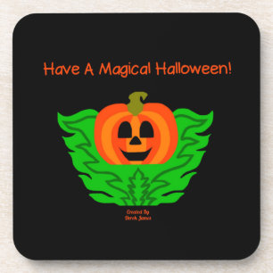 Duro de Abóbora Magnética de Halloween Porta copos