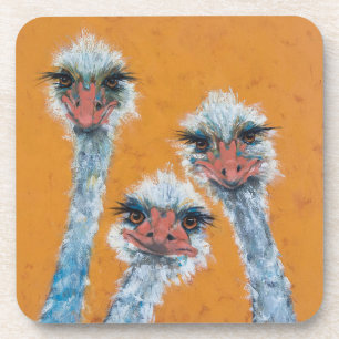 Duro de Irmãs de Ostrich Porta copos de plástico