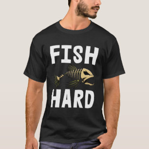 Duro De Peixe Esqueleto De Peixe Camisetas Ósseas