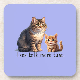 Duro de plástico porta copos de Tema de Gato Azul