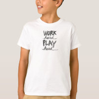 Duro de trabalho, Camiseta de Duro de reprodução
