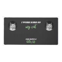 Duro de Trabalho - Foto de Cat Personalizável