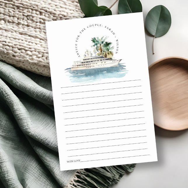 Dusky Cruise Ship Palm Seascape Advice Para Casal (Criador carregado)