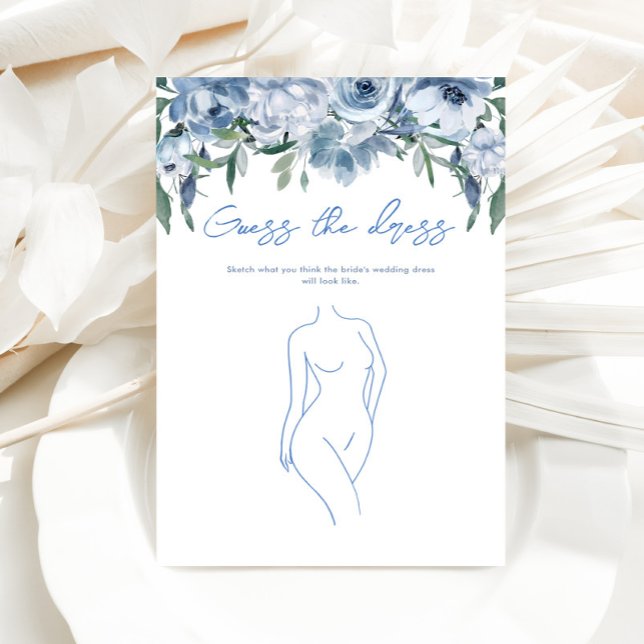 Dusty Blue Adivinha O Jogo Do Chá de panela De Ves (Criador carregado)