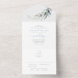Dusty Blue Dourado Greenerase deixa casamento eleg