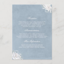 Dusty Blue e informação sobre o casamento do bebê