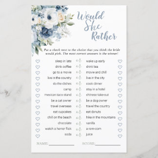 Dusty Blue Ela Iria Preferencialmente Jogo de Chá 