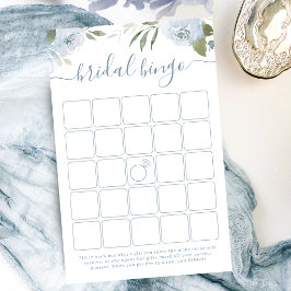 Dusty Blue Flor chá de panela Bingo