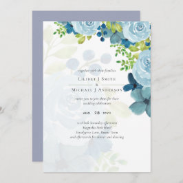 Dusty Blue Floral Trending Budget