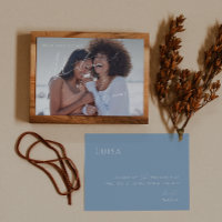 Dusty Blue | Fotografia desbotada Cartões de Honra