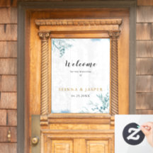 Dusty Blue Greenery Eucalyptus deixa casamento