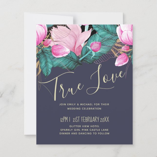 Dusty Blue Greenery - Stationery BUDGET (Frente)