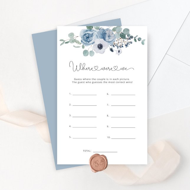 Dusty Blue Onde estávamos no jogo do chá de panela (Criador carregado)