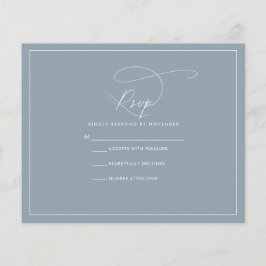 Dusty Blue RSVP