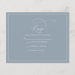 Dusty Blue RSVP