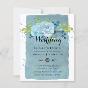 Dusty Blue Teal Weding Trending Budget