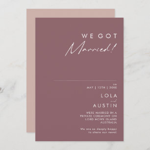 Dusty Boho Anúncio de soltura em roxo e Rosa