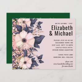 Dusty Pink Azul Floral Orçamento