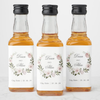 Dusty Pink Boho Água Floral Casamento Pastel