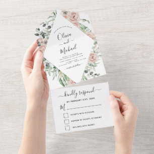 Dusty Pink - Casamento Floral Verde Sage